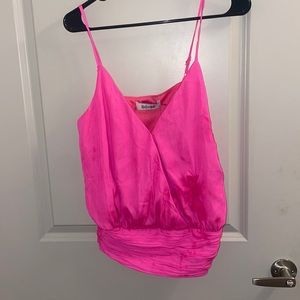 Brand new, never worn Gonna Be Forever Hot Pink V-neck Tank Top Small